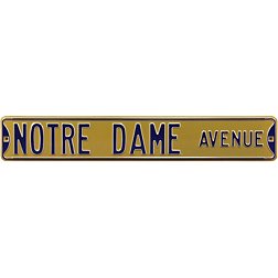 Authentic Street Signs Notre Dame ‘Fighting Irish Ave' Gold  Sign