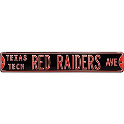 Authentic Street Signs Texas Tech Red Raiders Avenue Black Sign