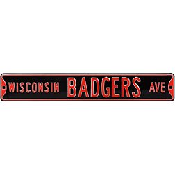 Authentic Street Signs Wisconsin Badgers Avenue Black Sign