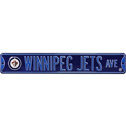 Authentic Street Signs Winnipeg Jets Avenue Navy Sign