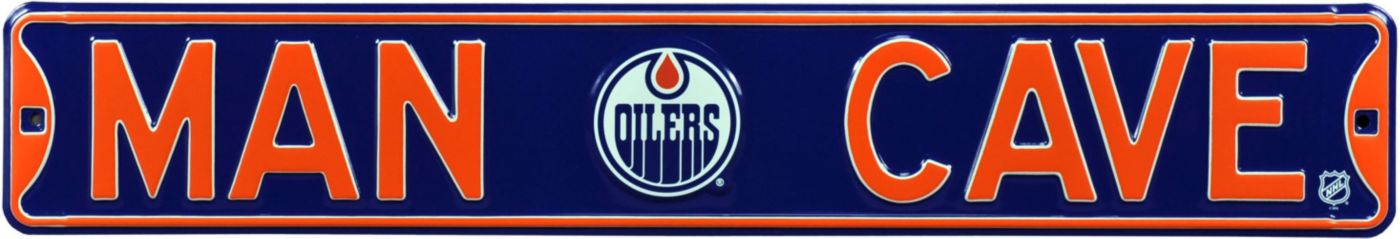 Authentic Street Signs Edmonton Oilers 'Man Cave' Street ...