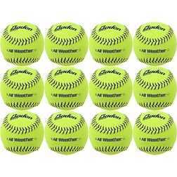 Baden 12'' All-Weather Practice Softballs – 12-Pack