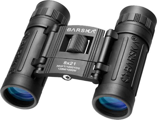 Barska Lucid View 8x21 Binoculars – Black