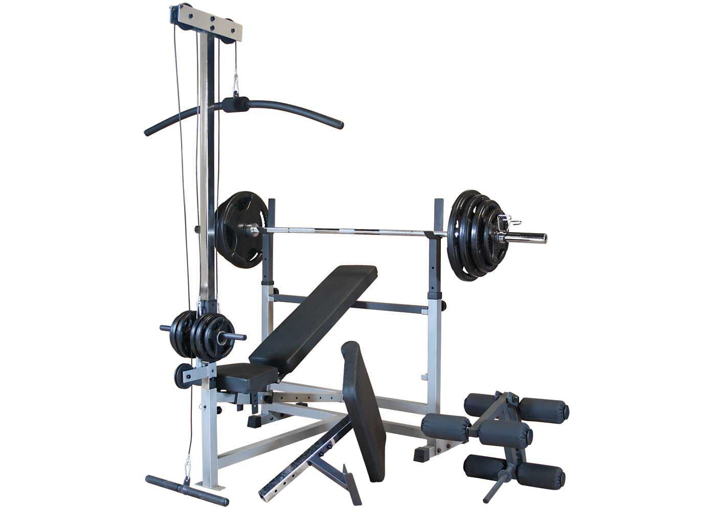 Body Solid PowerCenter Bench And Weight Set