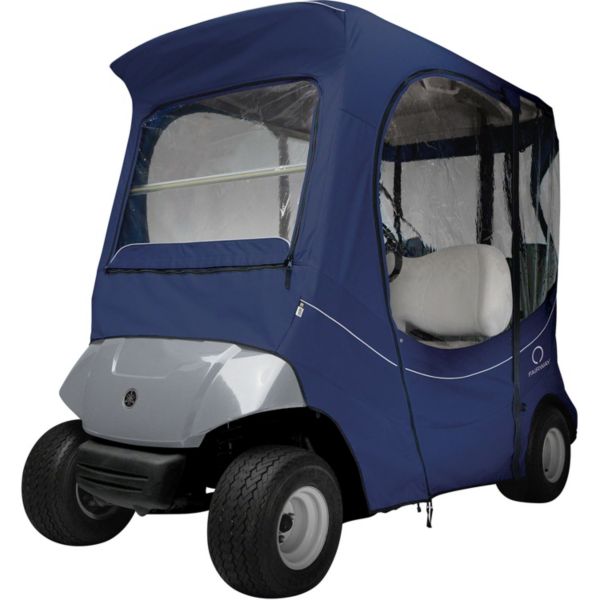 Classic Accessories Fairway FadeSafe Yamaha Navy Golf Cart Enclosure