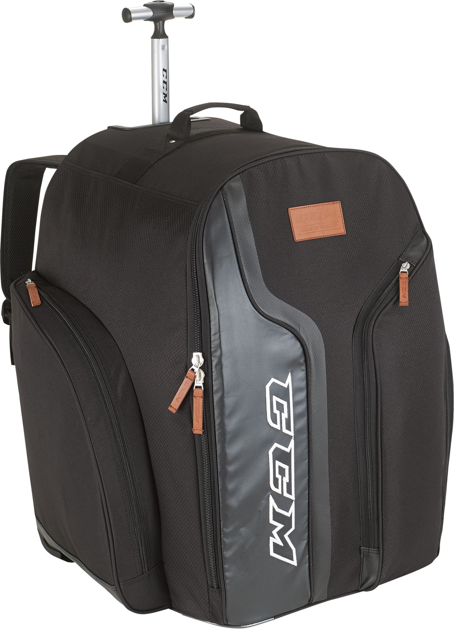 ccm 290 medium player wheeled hockey backpack