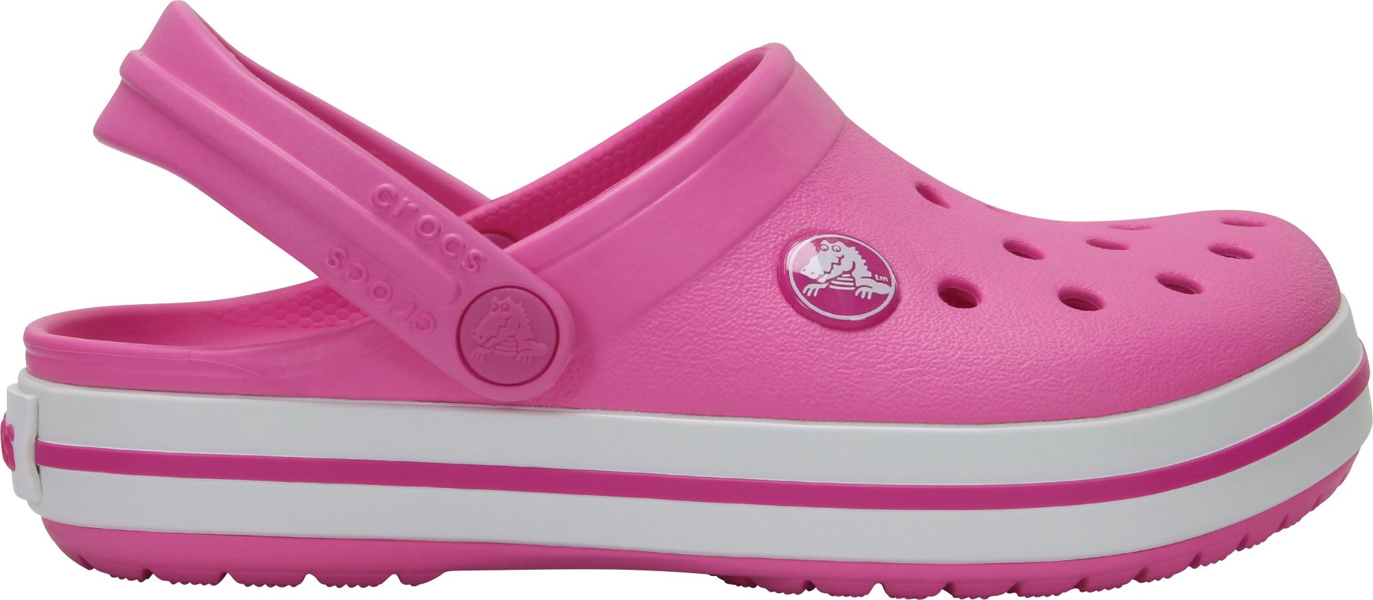 hot pink crocs with fur