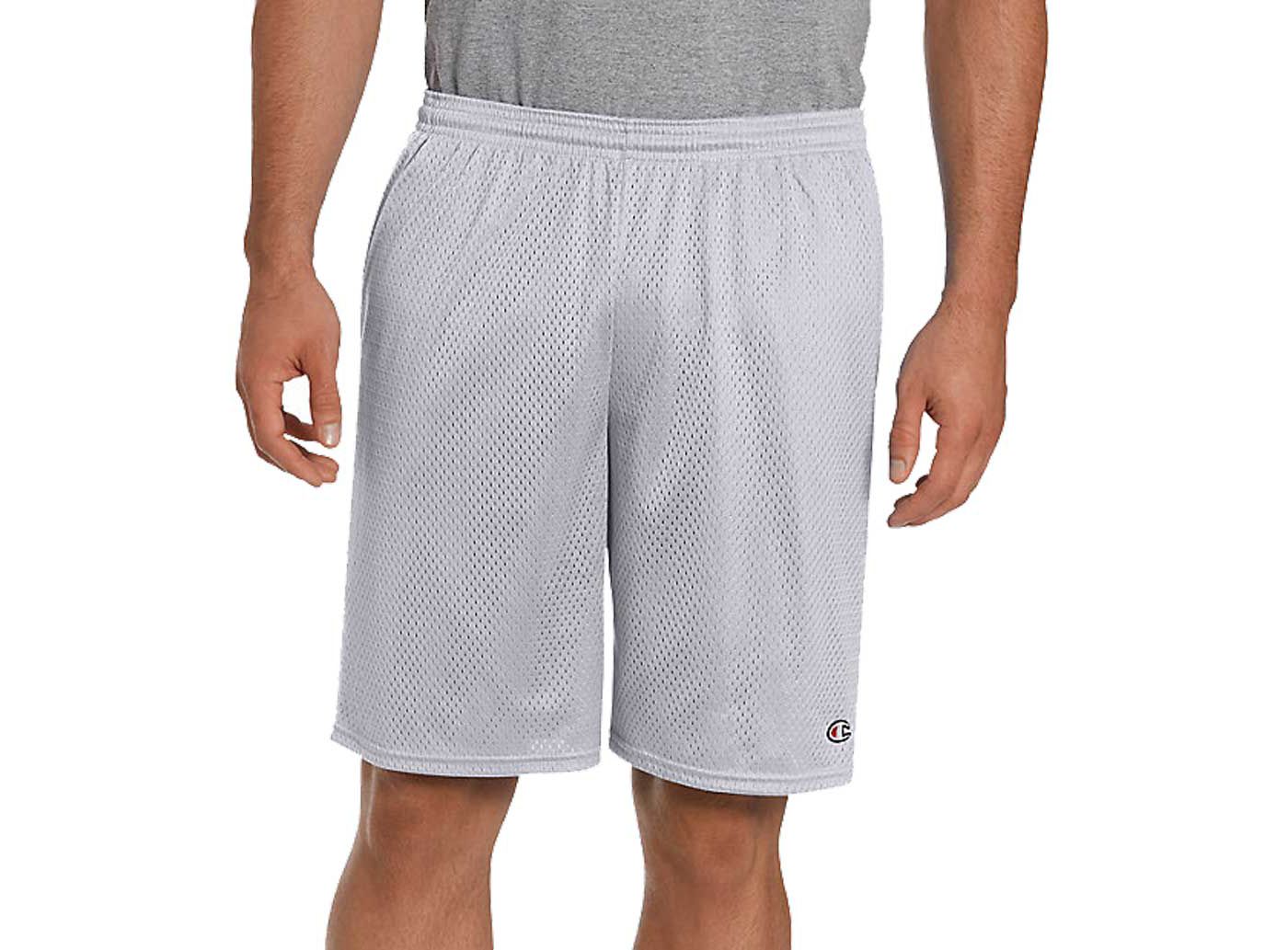 champion mesh athletic shorts