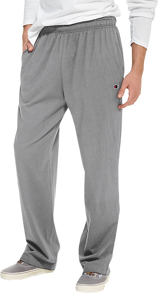 Champion Men's Open Bottom Jersey Pants