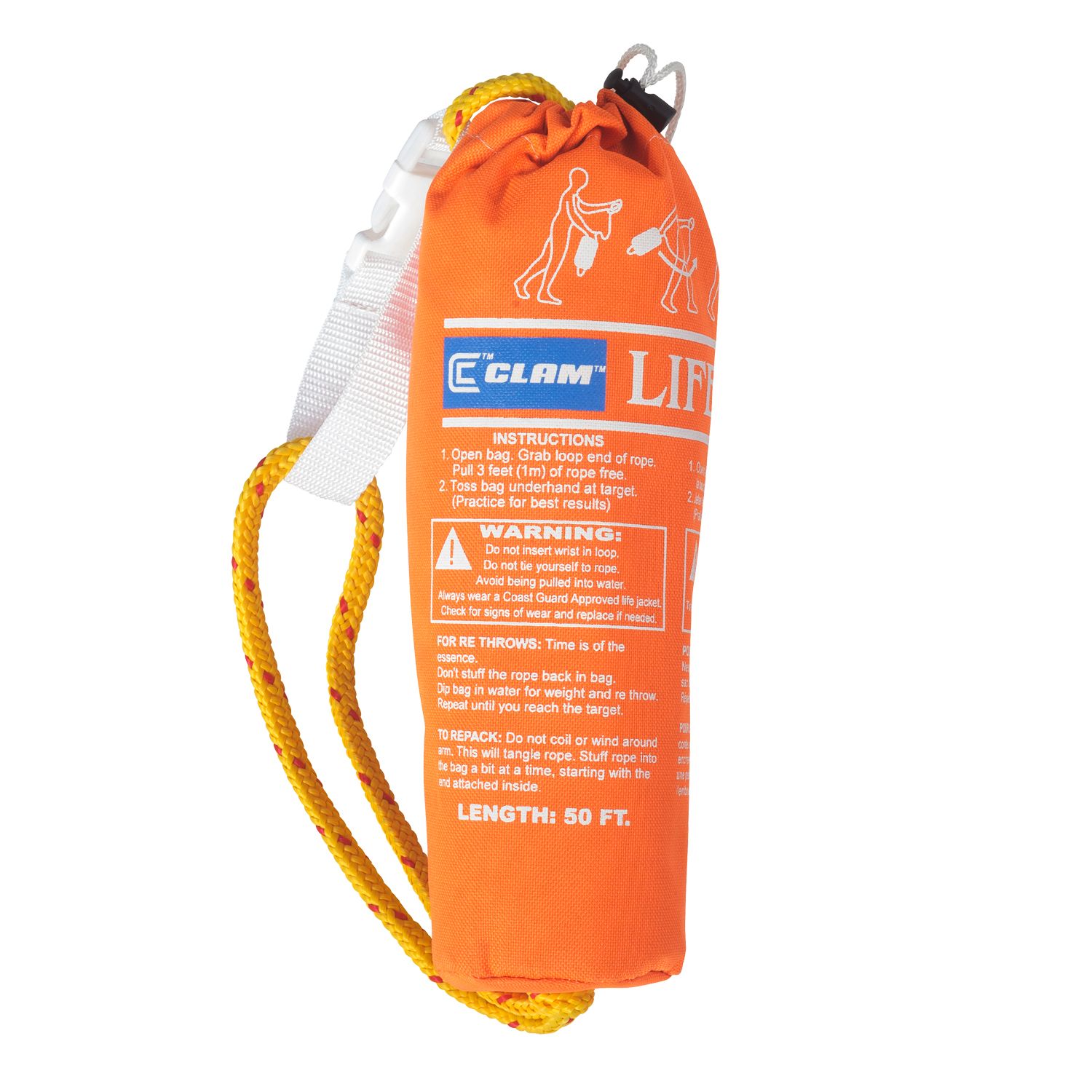 Clam Emergency Throw Rope