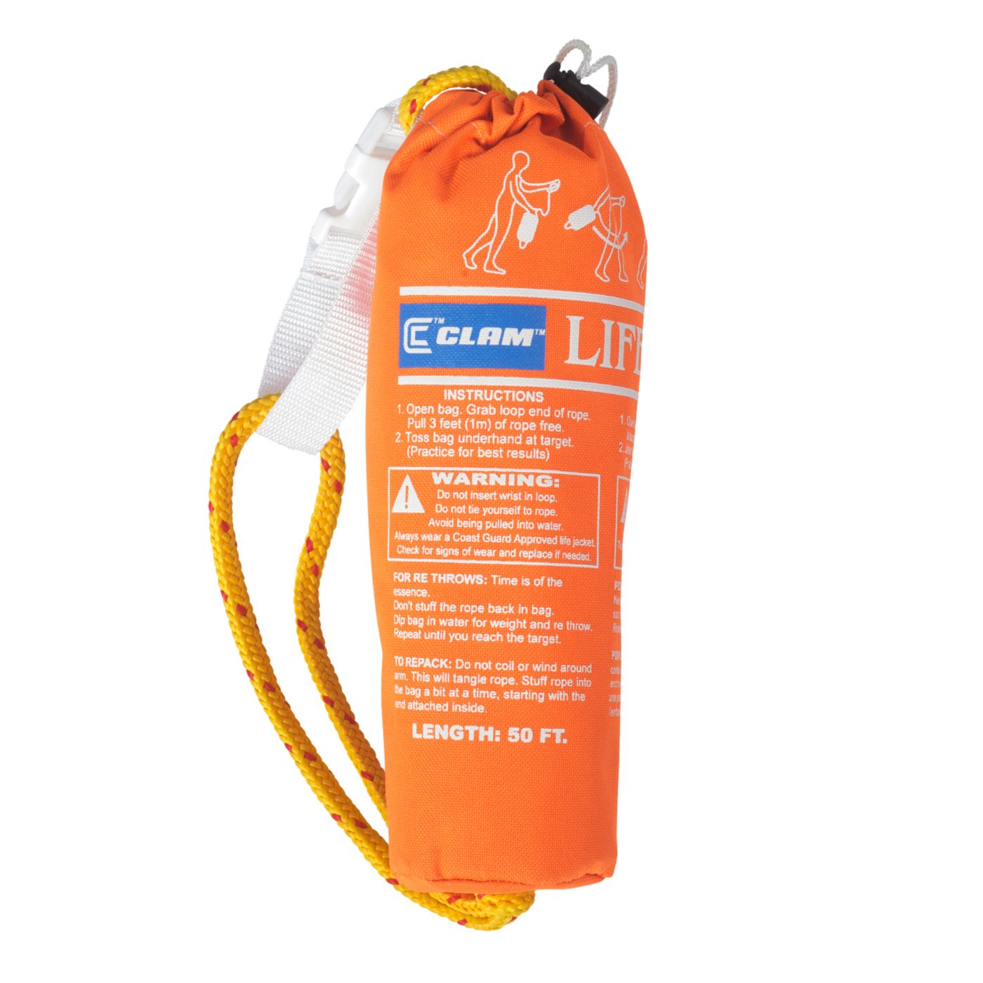 Clam Emergency Throw Rope DICK'S Sporting Goods