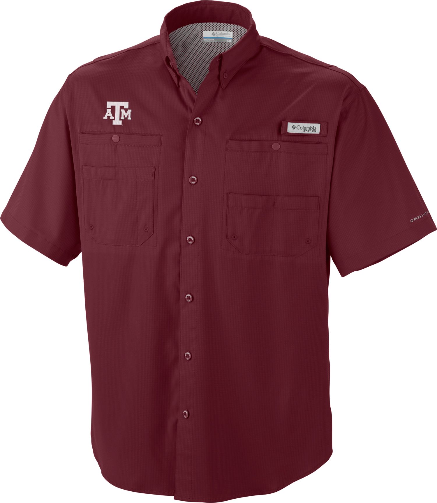 Columbia Men's Texas A&amp;M Aggies Maroon Tamiami Performance Shirt
