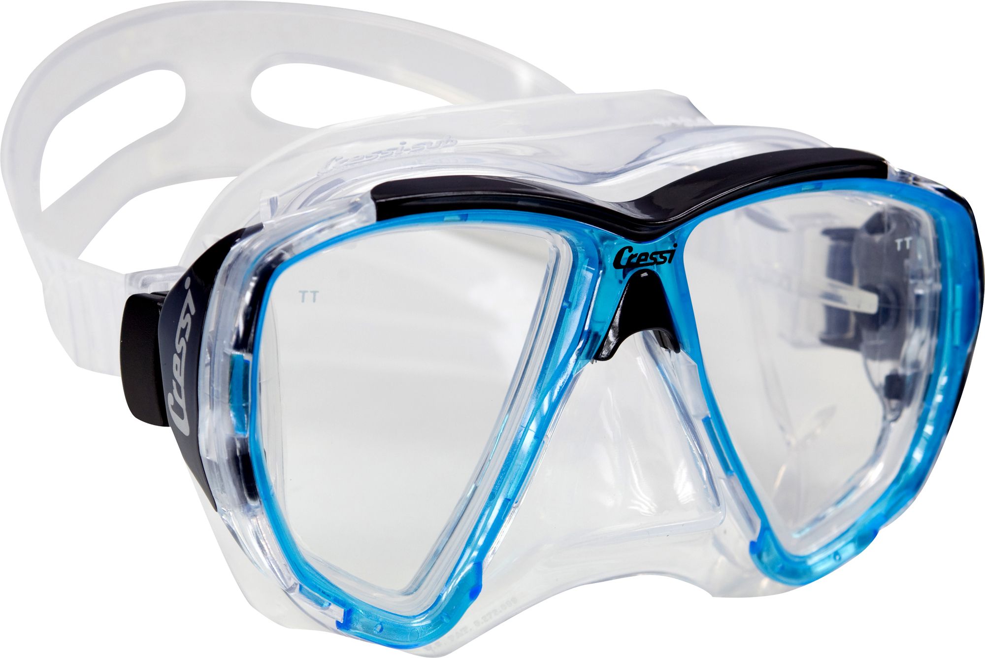 Photos - Swimming Mask Cressi Sub Cressi Big Eyes Snorkeling & Scuba Mask, Blue 16CREABGYSMSKXXXXSWE 