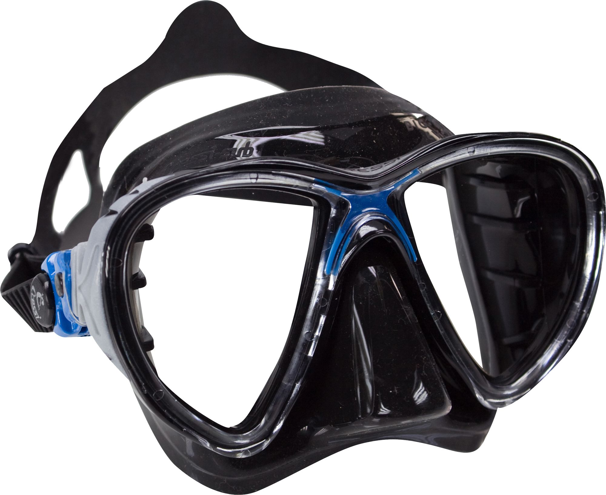 Photos - Swimming Mask Cressi Sub Cressi Big Eyes Evolution Snorkeling & Scuba Mask, Black/Blue 16CREABGYSVL 