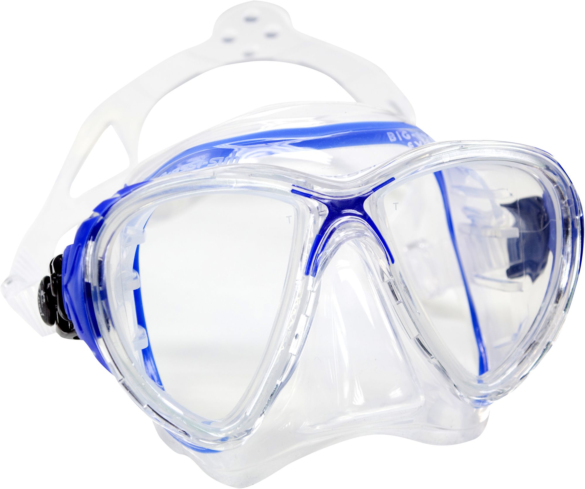 Photos - Swimming Mask Cressi Sub Cressi Big Eyes Evolution Snorkeling & Scuba Mask, Blue 16CREABGYSVLTNMSKS 