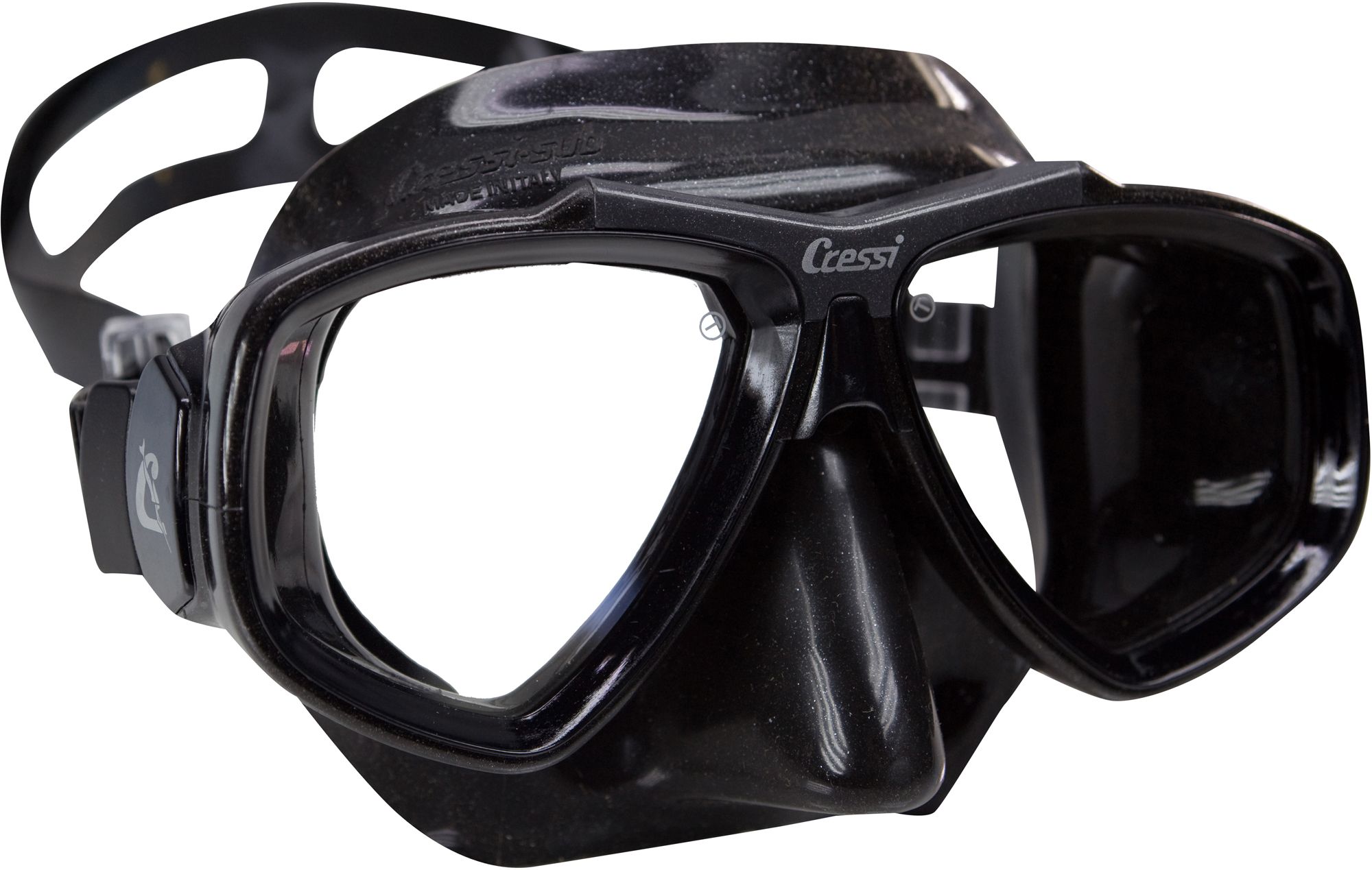 Photos - Swimming Mask Cressi Sub Cressi Focus Snorkeling & Scuba Mask, Black/Black 16CREAFCSMSKXXXXXSWE 
