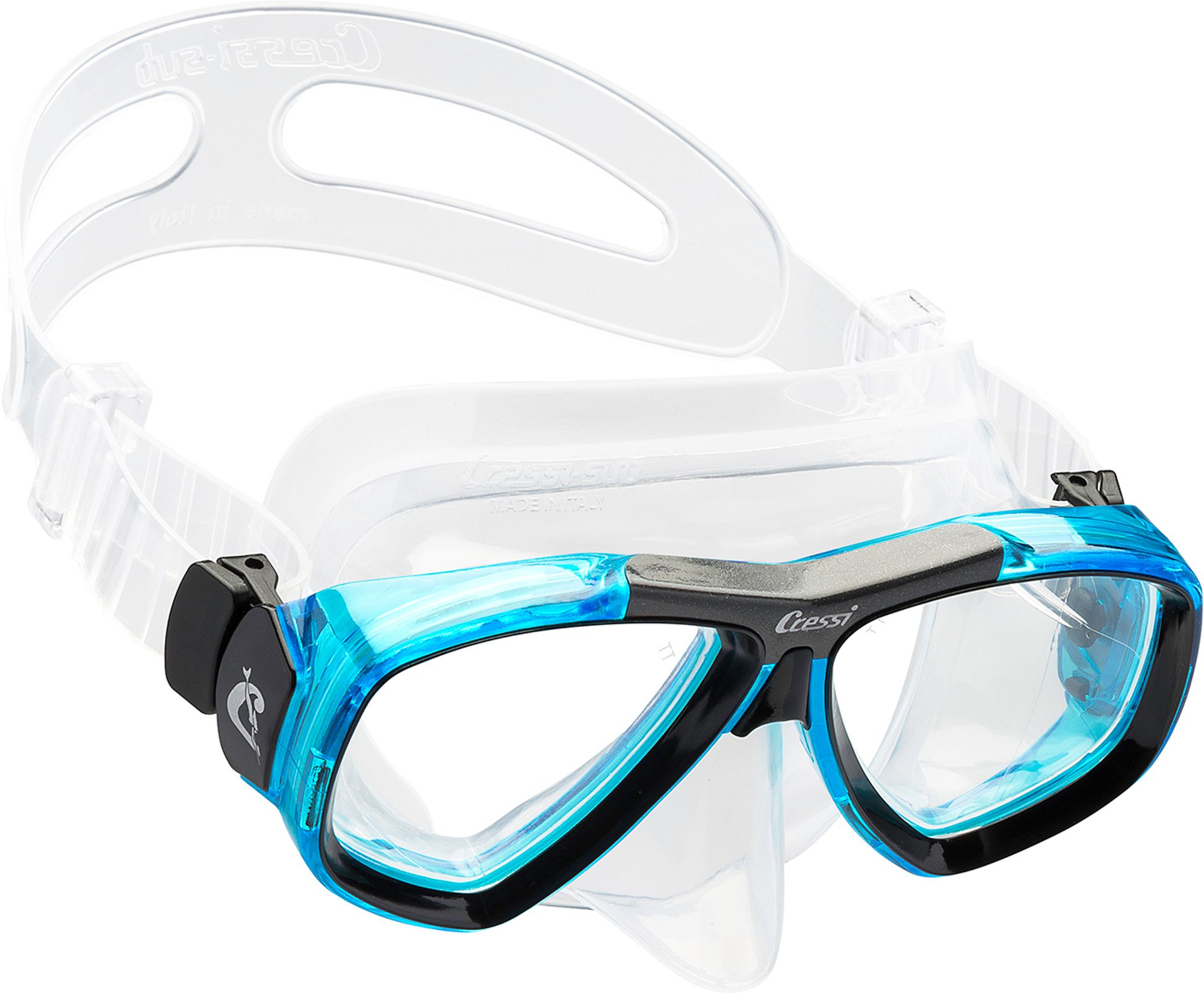 Clear/Aquamarine