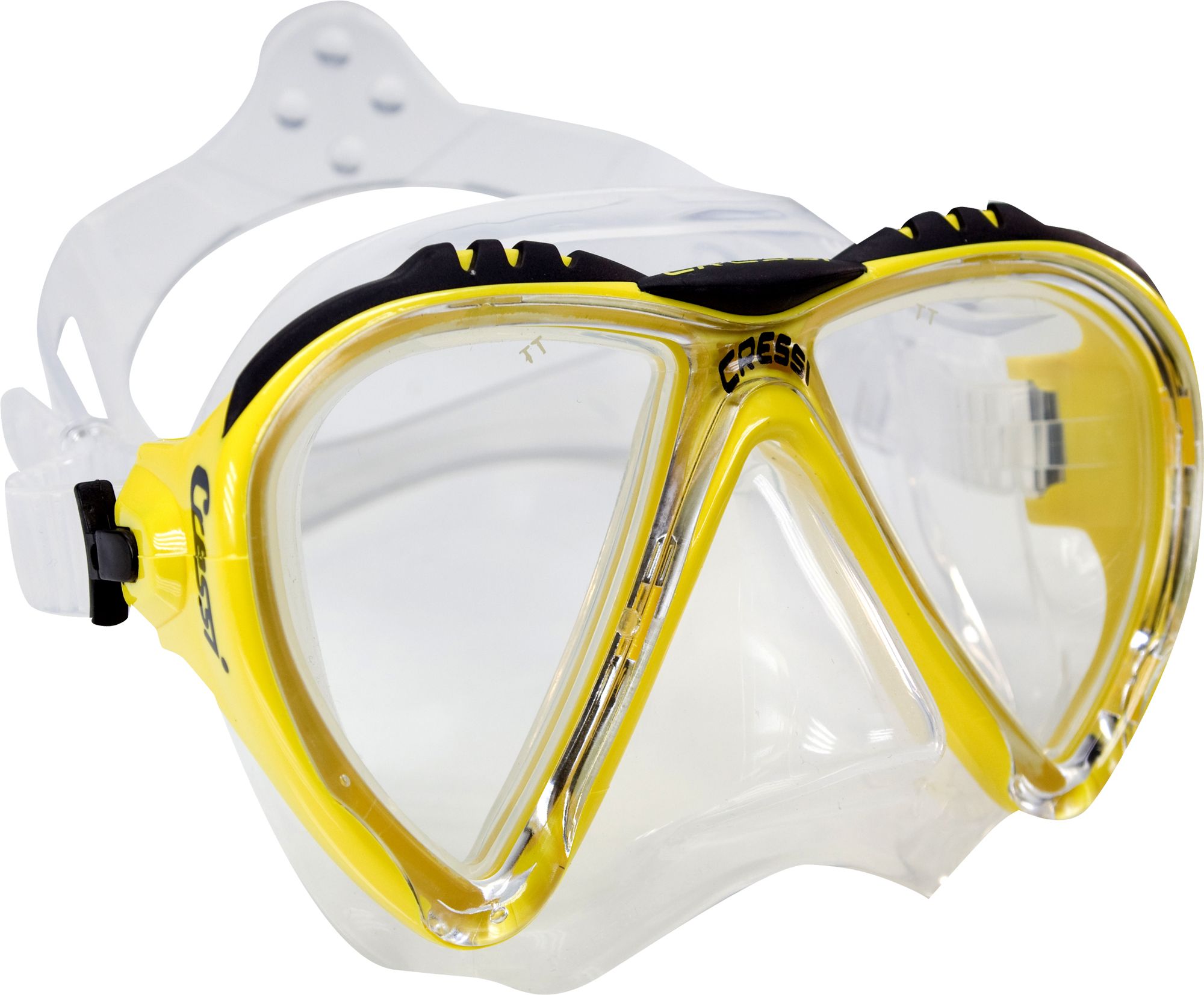 Photos - Swimming Mask Cressi Sub Cressi Lince Snorkeling & Scuba Mask, Yellow 16CREALNCMSKXXXXXSWE 