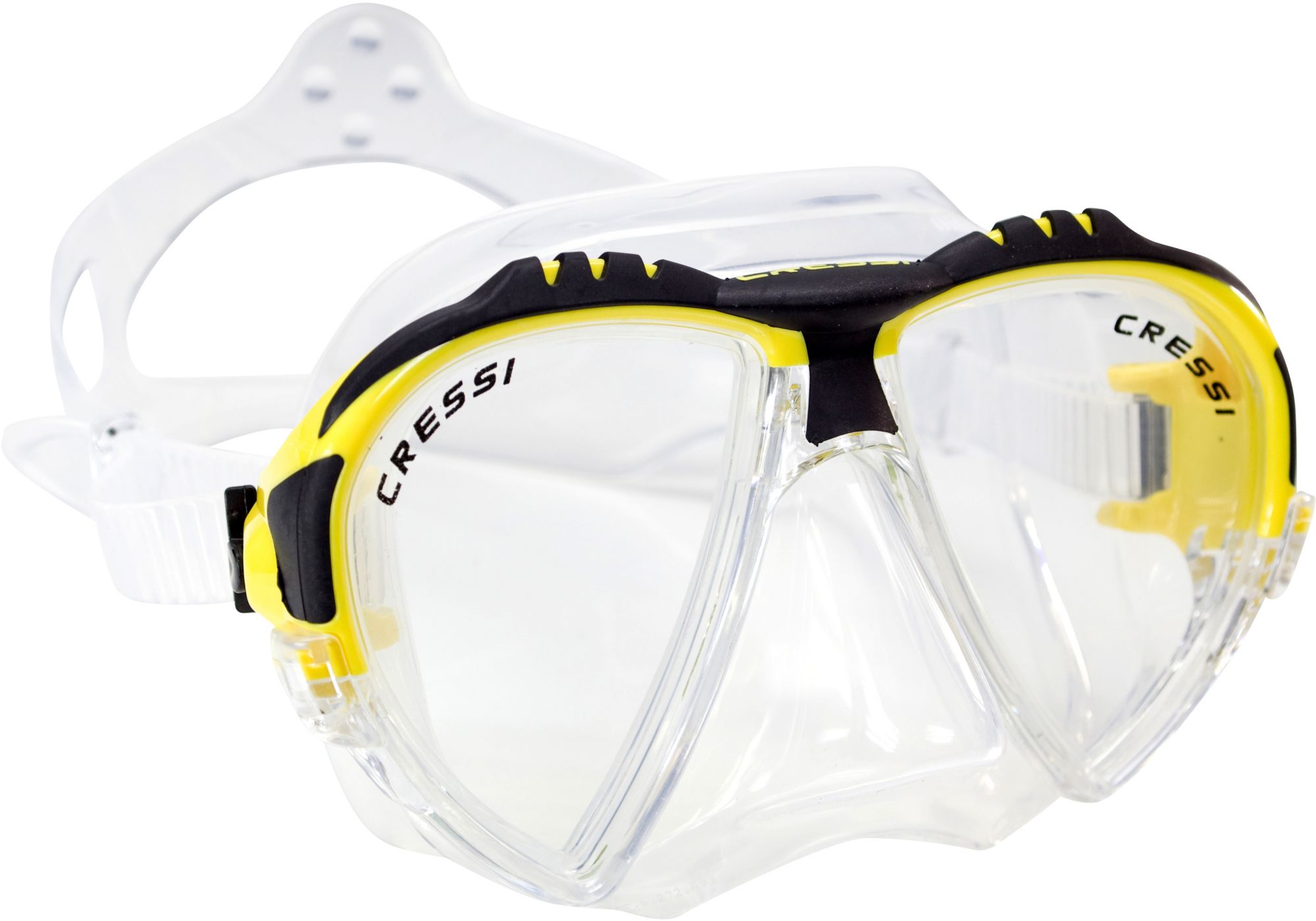 Photos - Swimming Mask Cressi Sub Cressi Matrix Snorkeling & Scuba Mask, Yellow 16CREAMTRXMSKXXXXSWE 