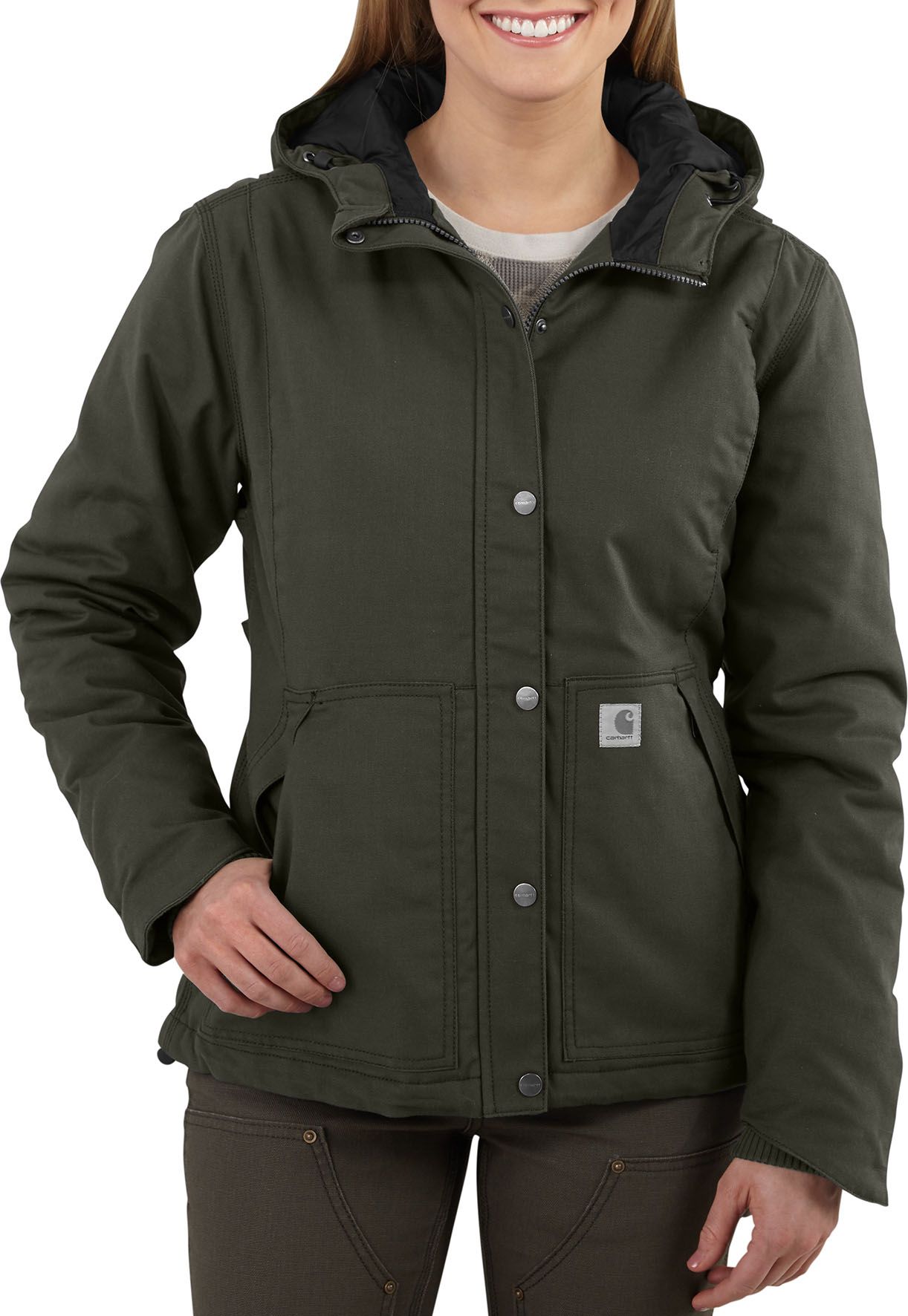 womens carhartt coat with hood