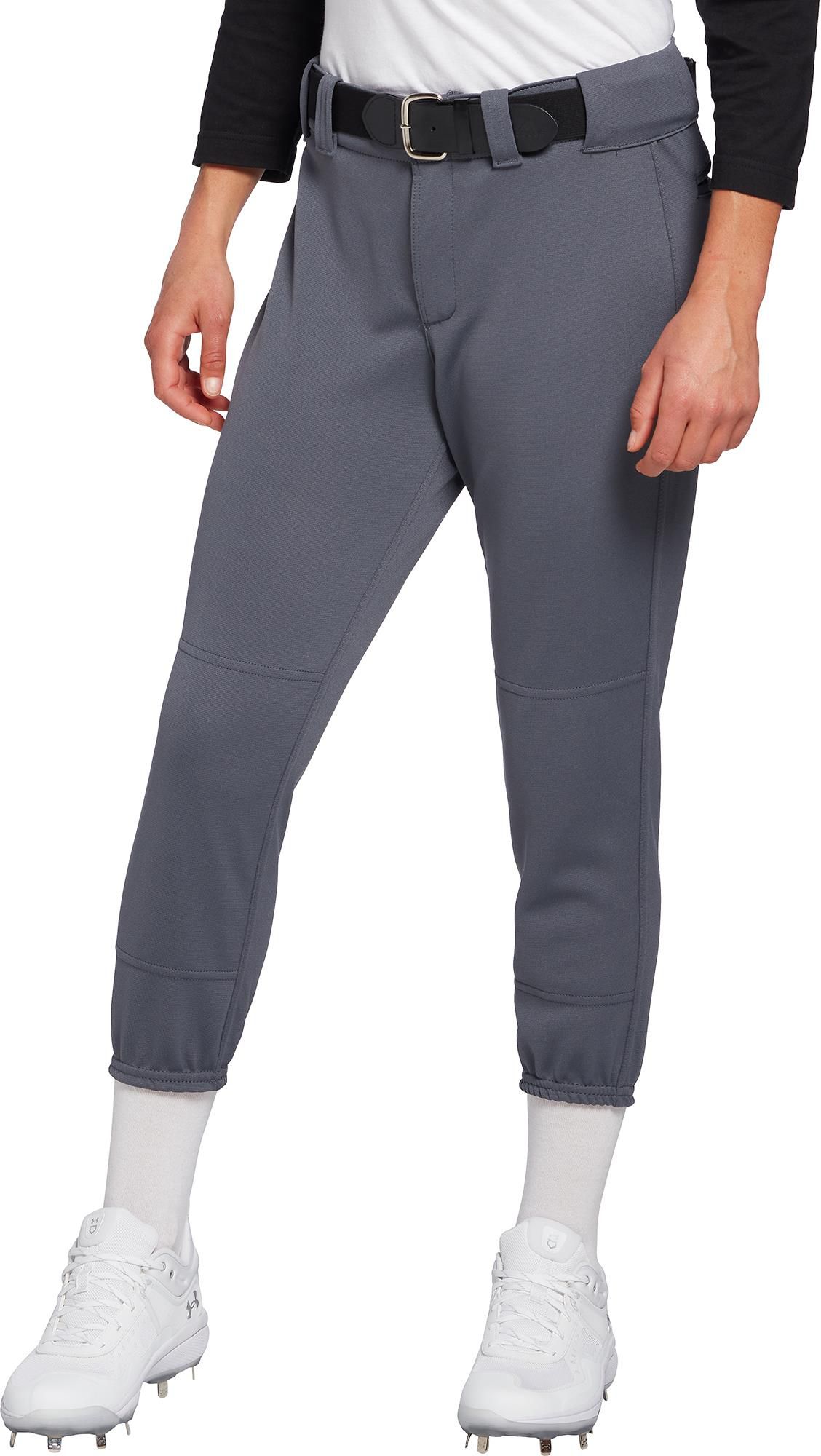 gray mizuno softball pants