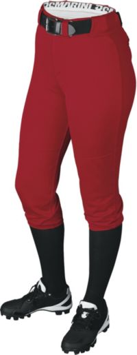 red girls softball pants