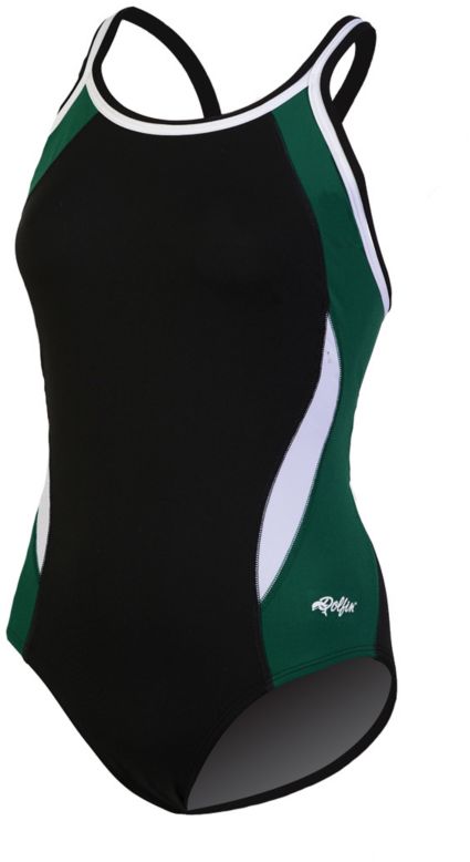 Dolfin Women's Chloroban Color Block DBX Back Swimsuit | DICK'S ...