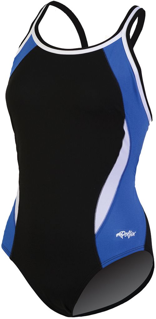 Dolfin Women's Chloroban Color Block DBX Back Swimsuit