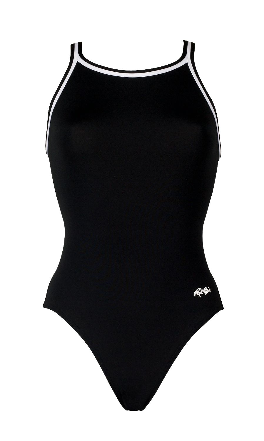 Dolfin Women's Solid DBX Back Swimsuit - Black