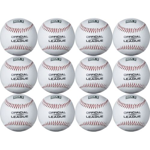 DICK'S Sporting Goods Synthetic Baseballs – 12 Pack