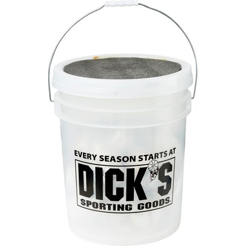 DICK'S Sporting Goods Bucket of 24 Synthetic Baseballs