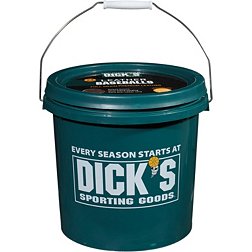 DICK'S Sporting Goods Bucket of 24 Leather Baseballs