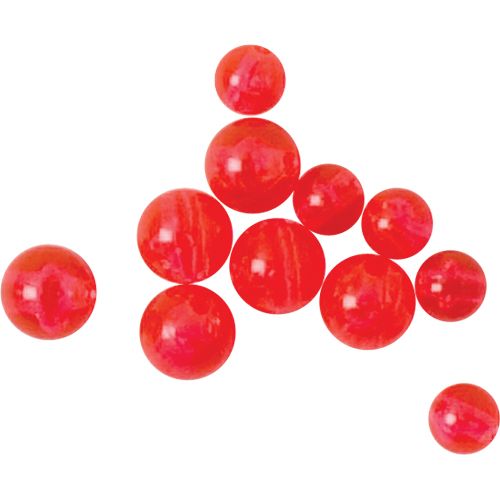 Eagle Claw Wright &amp; McGill 6mm Red Fishing Beads - 50 Pack