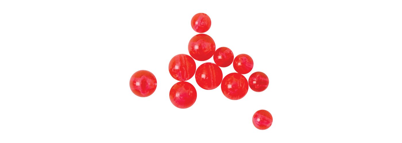 Wright & McGill 6mm Red Fishing Beads 50 Pack DICK'S Sporting Goods