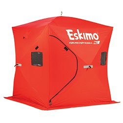 Eskimo QuickFish 3 Person Ice Fishing Shelter