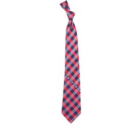 Eagles Wings Columbus Blue Jackets Check Necktie