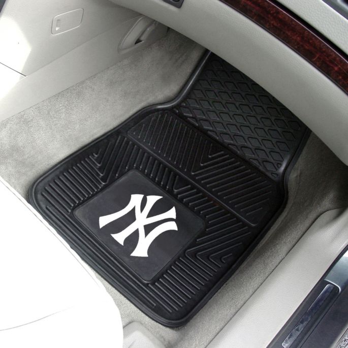 New York Yankees Heavy Duty Vinyl Car Mats 2 Pack Dick S