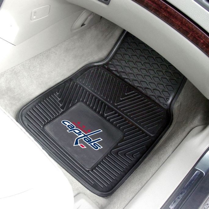 Washington Capitals Two Piece Heavy Duty Vinyl Car Mat Set