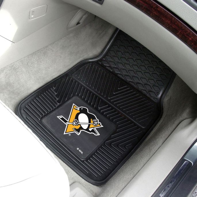 Fanmats Pittsburgh Penguins Two Piece Heavy Duty Vinyl Car Mat Set