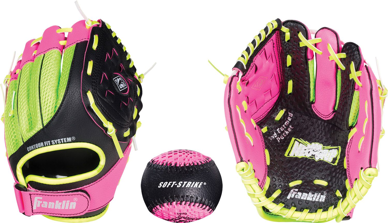 Franklin 9” Toddler Neo-Grip Series Glove w/ Ball