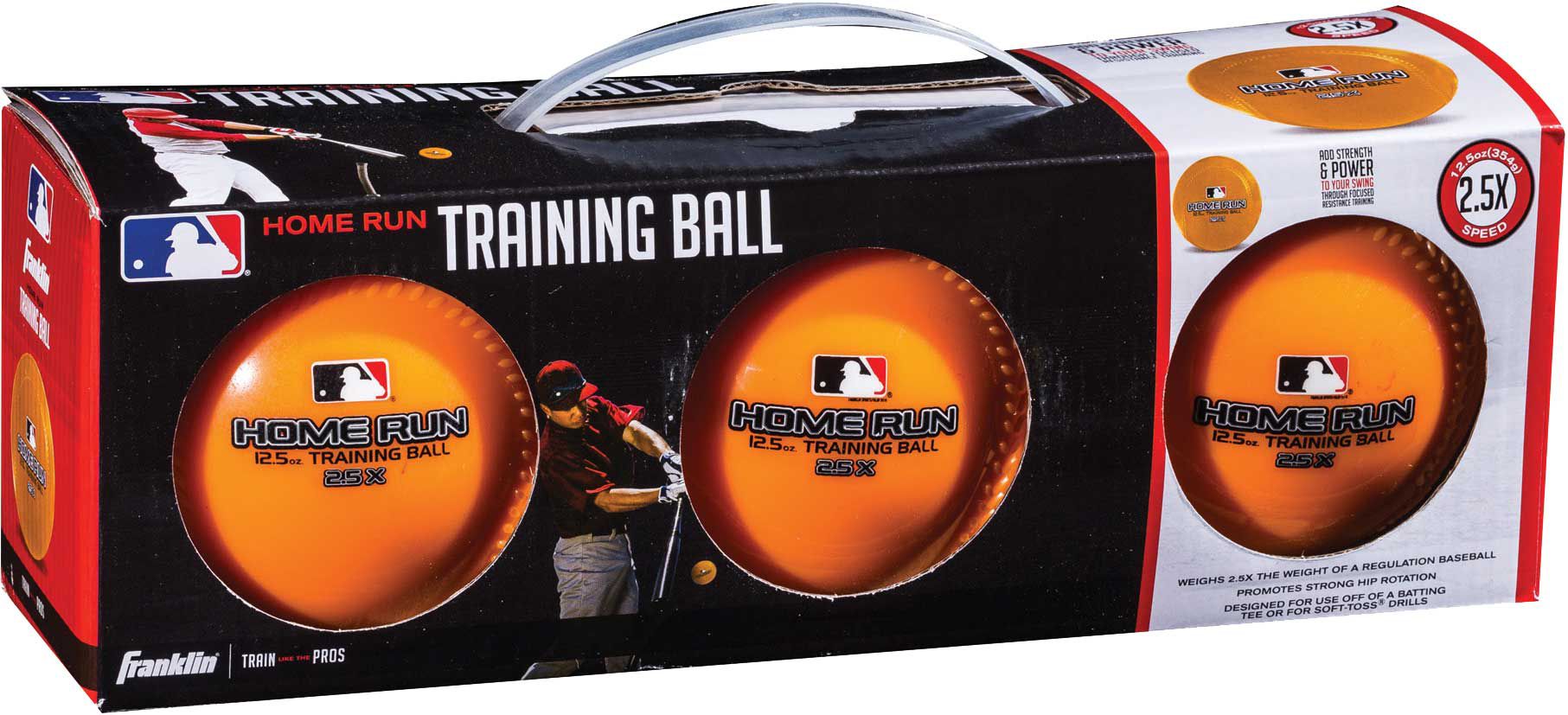 Franklin 12.5oz. Home Run Training Balls – 3 Pack
