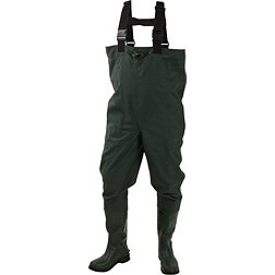 8 Fans Kid's Bootfoot Lightweight Chest Waders,2-ply Nylon PVC