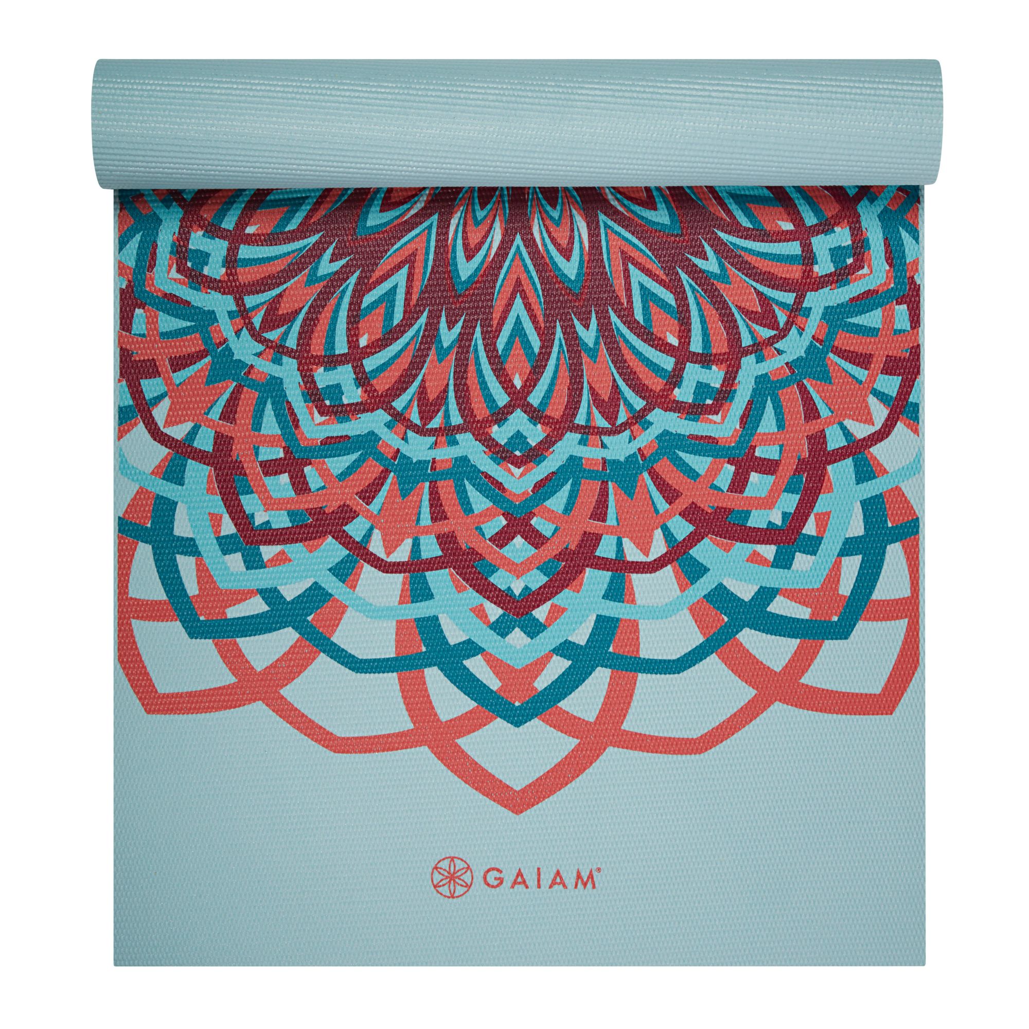 Gaiam 6mm Premium Print Yoga Mat
