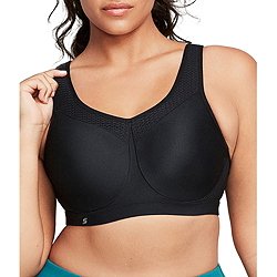 All in Motion Women's High Support Bonded high support sports Bra Black  36DD DD