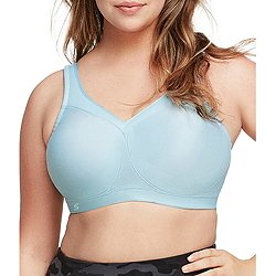 Reebok Women's Seamless Ribbed Crop Top with Removable Pads, Wirefree Cut  Out Racer Back in Pink Sports Bra