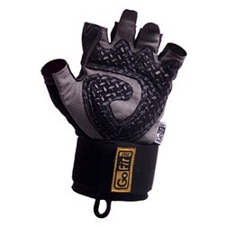 GoFit Diamond-Tac Wrist Wrap Weightlifting Gloves