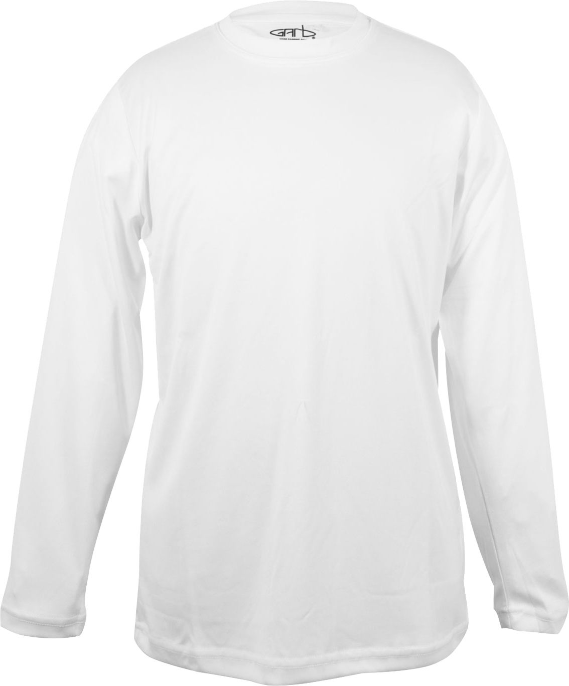 white long sleeve golf shirt