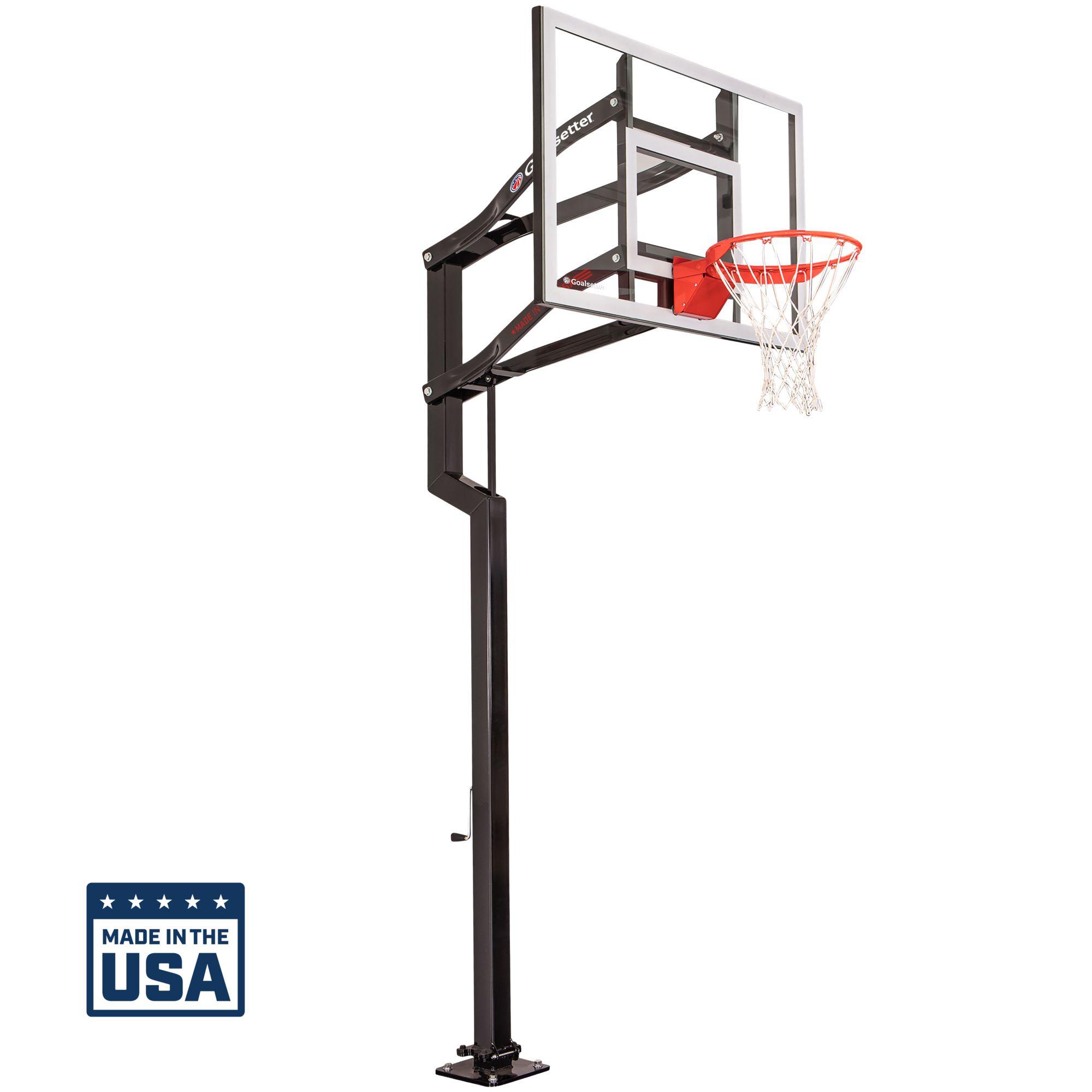 Goalsetter Contender 54" Glass In-Ground Basketball Hoop