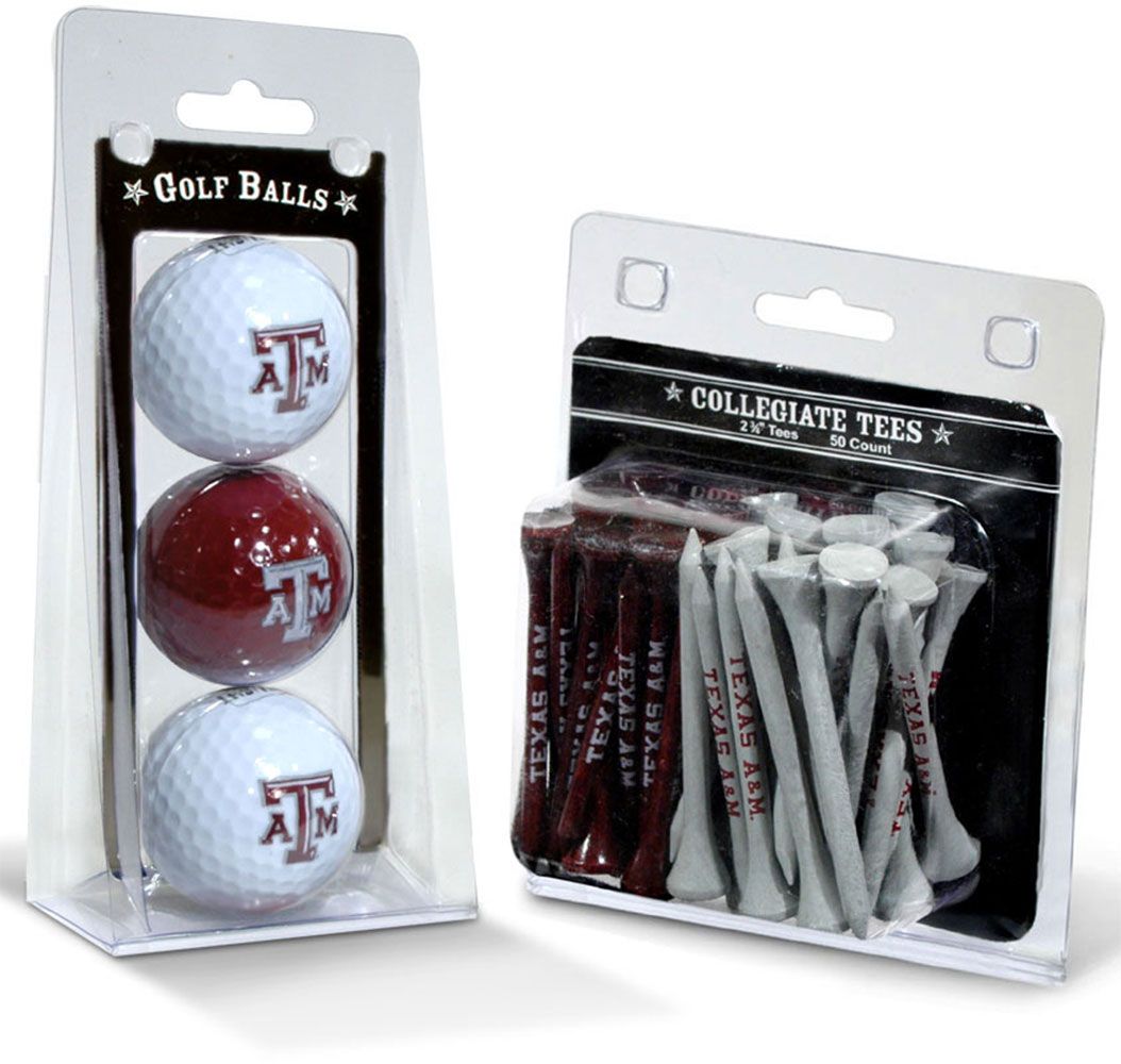 Team Golf Texas A&amp;M Aggies Golf Ball and Tee Set