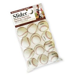 Heater Slider Lite Synthetic Leather Pitching Machine Baseballs - 12 Pack